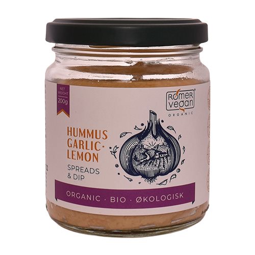 Smørepålæg Hummus Garlic Lemon Ø