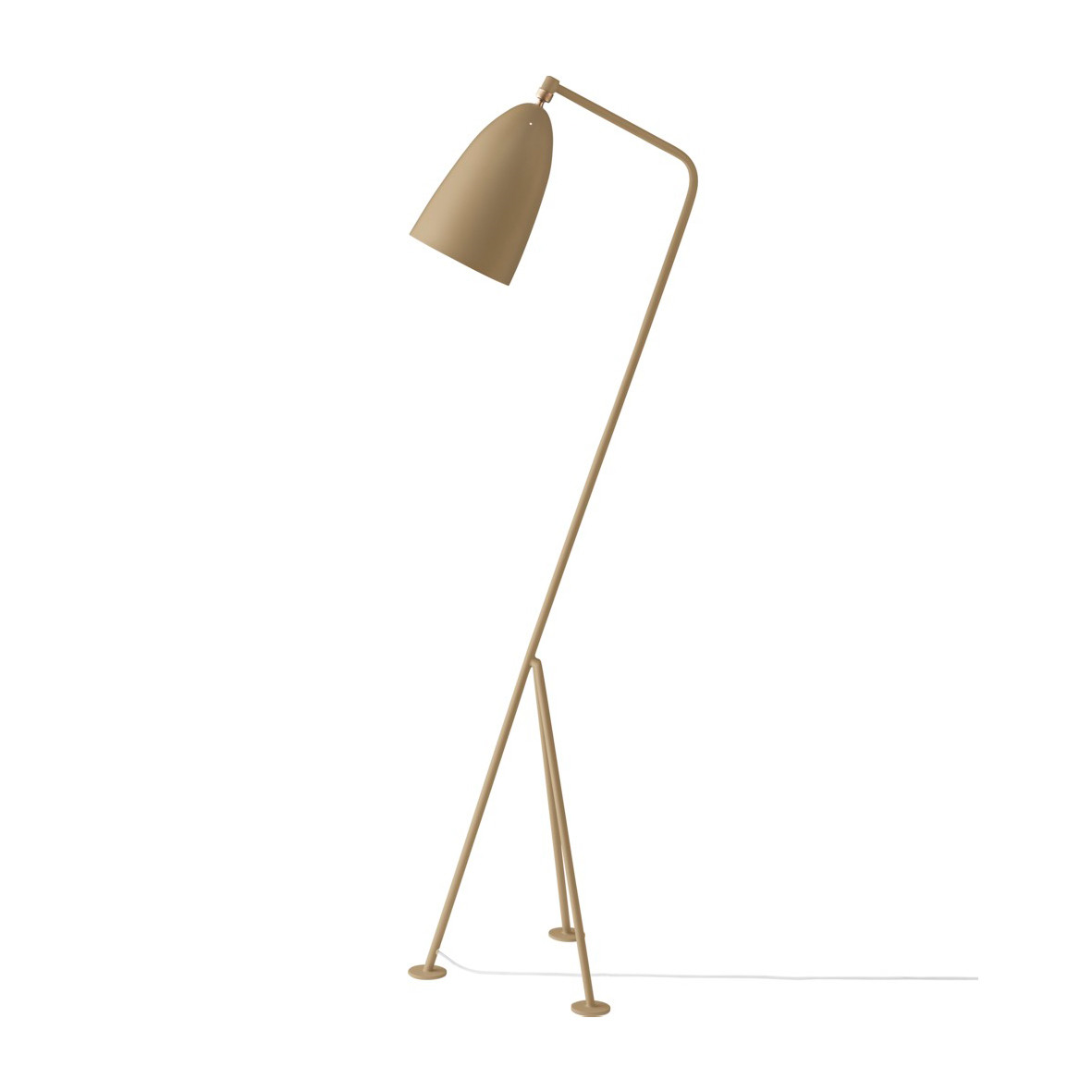 Gubi Gräshoppa Gulvlampe Olive Brown