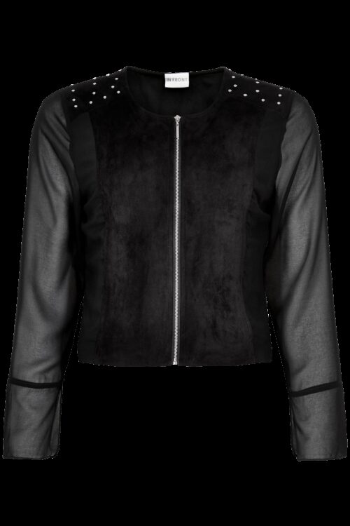 IN FRONT MASHA KORT JAKKE 13153 (Black 999, L)