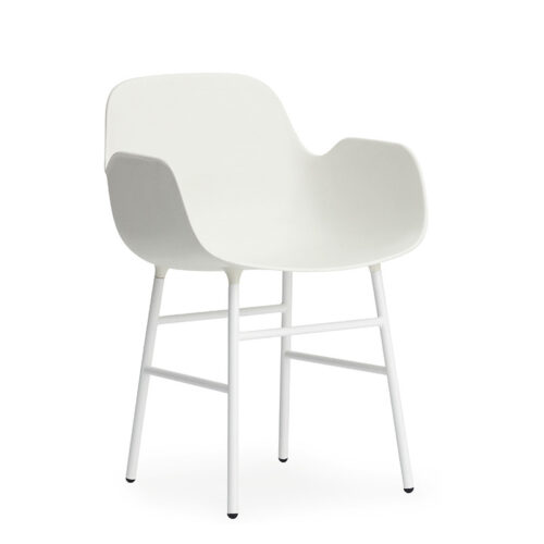 Normann Copenhagen Form Armchair Stol Stål (Hvid)