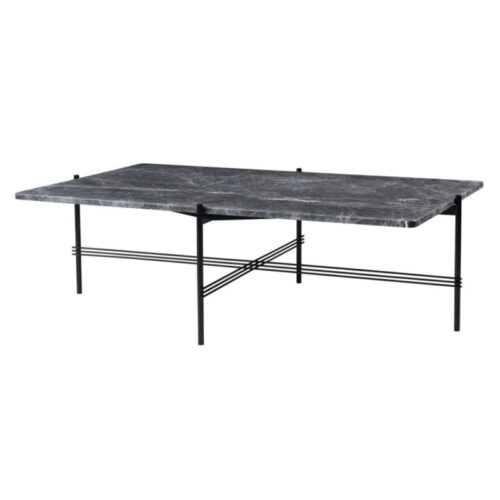 Gubi TS Table Square Grå Marmor (80 x 130 x 40 cm)