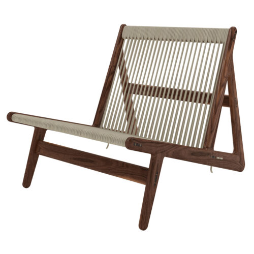 Gubi MR01 Initial loungechair Walunt