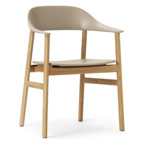 Normann Copenhagen Herit Spisebordsstol Med Armlæn Eg (Sand)