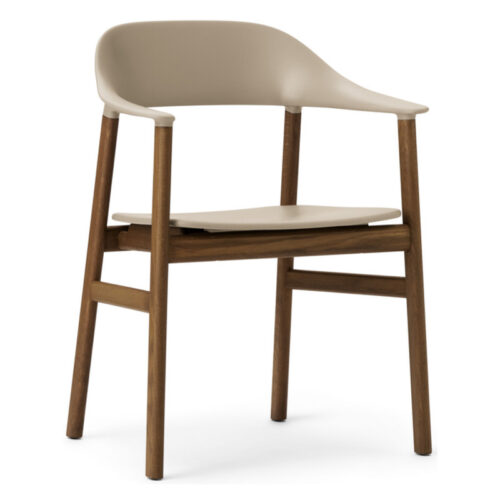 Normann Copenhagen Herit Spisebordsstol Med Armlæn Røget Eg (Sand)