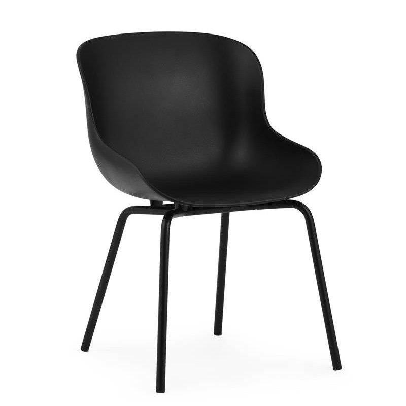 Normann Copenhagen Hyg Stol Stål (Sort)