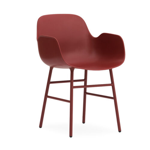 Normann Copenhagen Form Armchair Stol Stål (Rød)