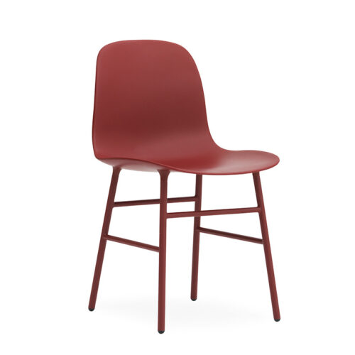 Normann Copenhagen Form Stol Stål (Rød)