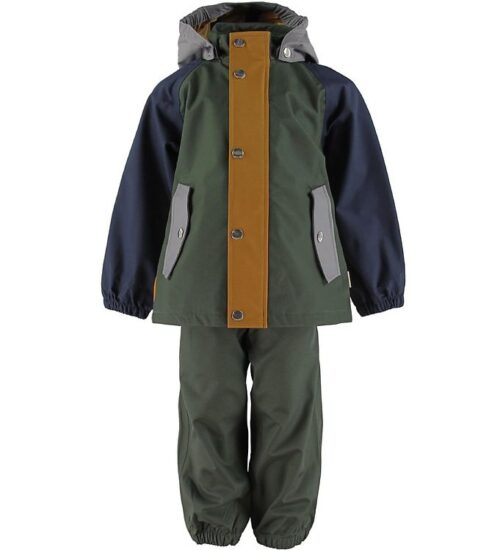 Liewood Regntøj - Parker - Hunter Green Multi Mix