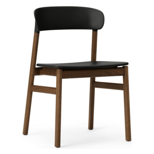 Normann Copenhagen Herit Spisebordsstol Uden Armlæn Røget Eg (Sort)