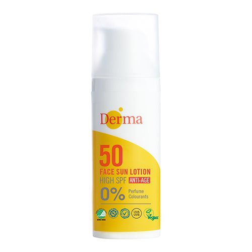 Derma solcreme ansigt SPF 50