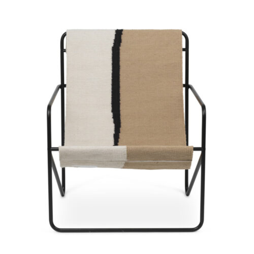 Ferm Living Desert Loungestol Black/Soil