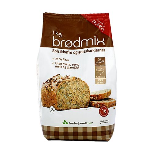 Fibrebrød glutenfri  Lowkarb-brød