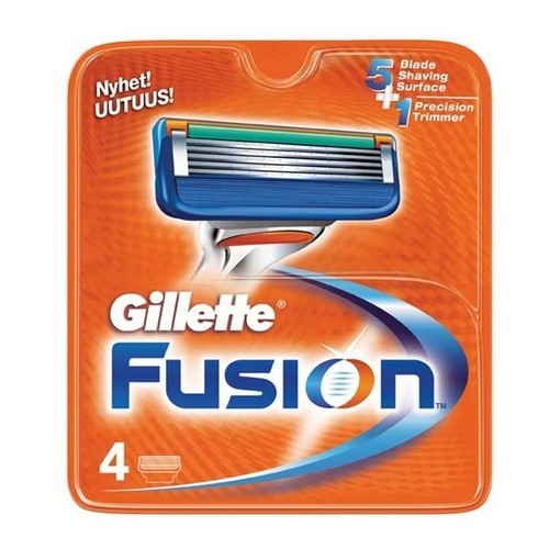 Gillette - Fusion barberblade 4-pak
