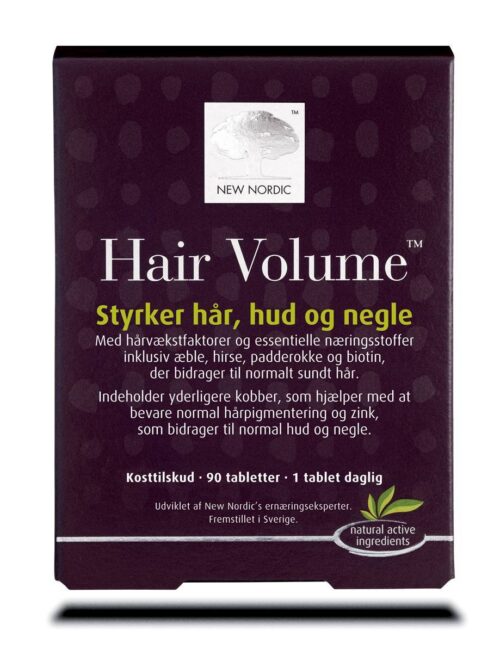 New Nordic - HairVolume - Styrker Hår Hud & Negle - 30 Tabletter