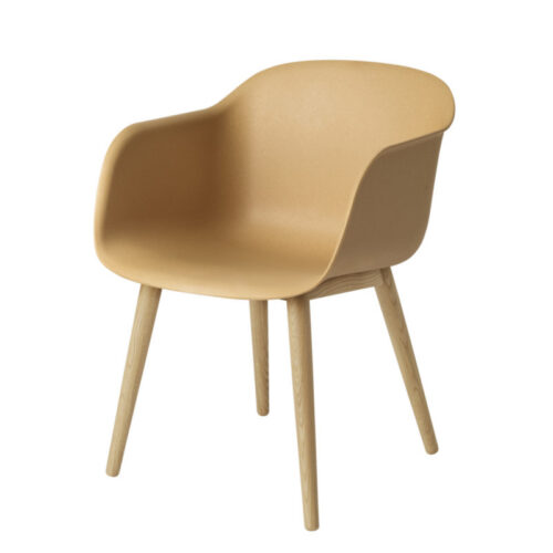 Muuto Fiber Chair Wood Base (Natur/Eg)