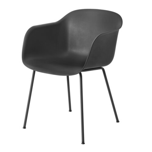 Muuto Fiber Chair Tube Base (Sort)