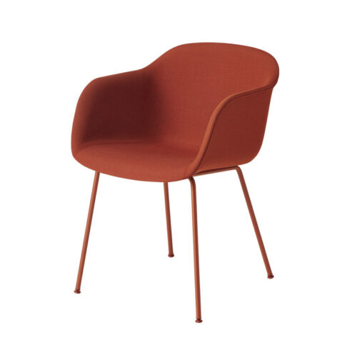 Muuto Fiber Chair Tube Base (Remix 643/Støvet Rød)