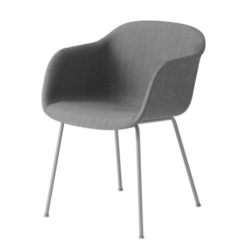 Muuto Fiber Chair Tube Base (Remix 133/Grå)