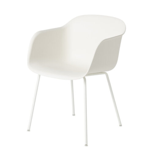Muuto Fiber Chair Tube Base (Hvid)