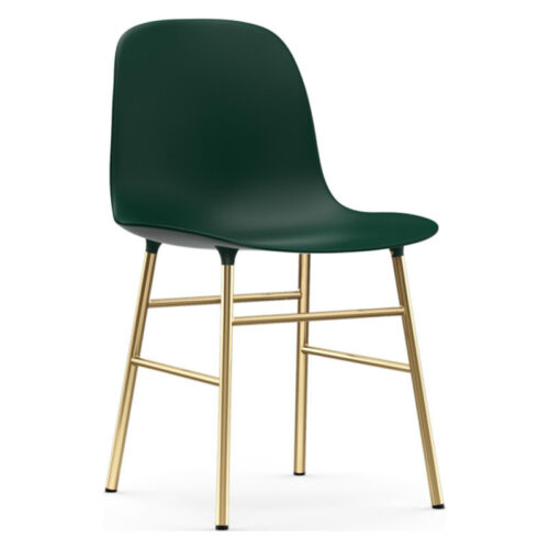 Normann Copenhagen Form Stol Messing (Grøn)