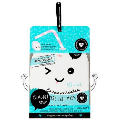 Oh K! - Fibre Face Mask - Coconut Water - 3 Stk