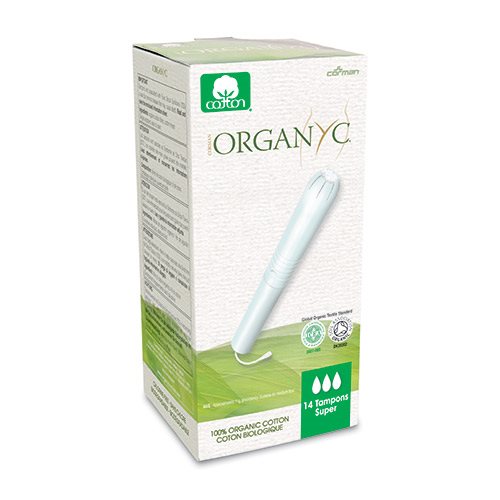 Organyc tampon super med indføringshylster 14 stk