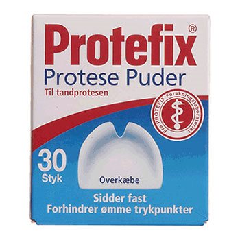 Protefix overkæbe protese puder 30 stk
