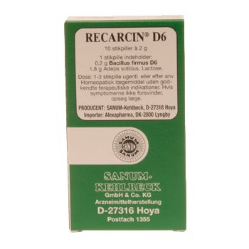 Recarcin D6 stikpiller 10 stk