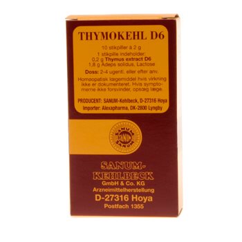 Thymokehl D6 stikpiller 10 stk
