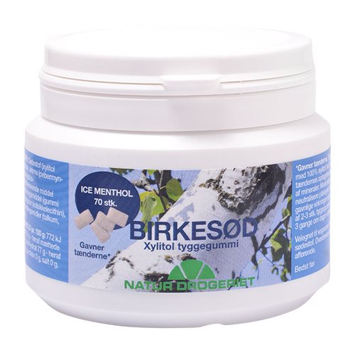 Tyggegummi Birkesød ice 70 stk menthol