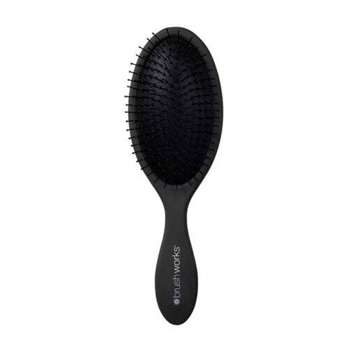 BrushWorks - Oval Detangling Brush - Black