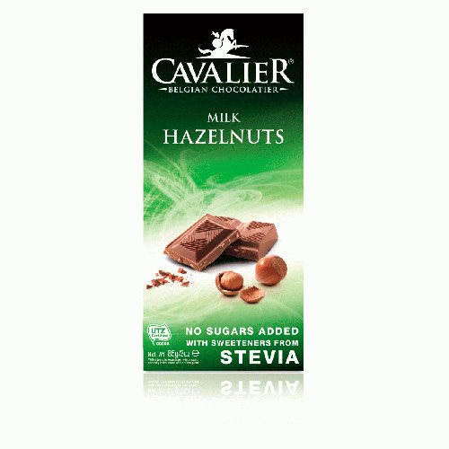 Chokoladeplade lys m. nød (Stevia)