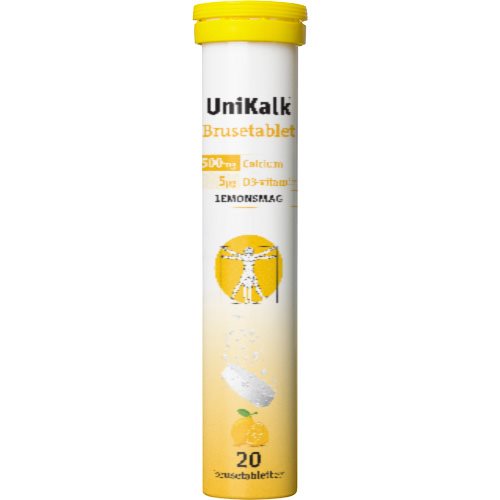 UniKalk Brusetablet m. Lemonsmag