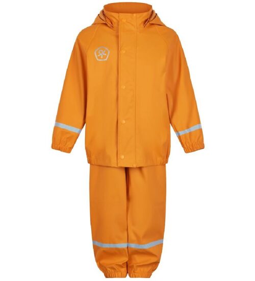 Color Kids Regntøj m. Seler - PU - Cadmium Yellow