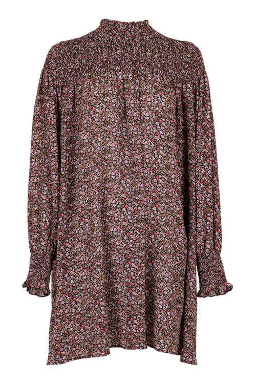 NEO NOIR MARLEY FLOWER TWIRL KJOLE 155014 100 (Black, XS)