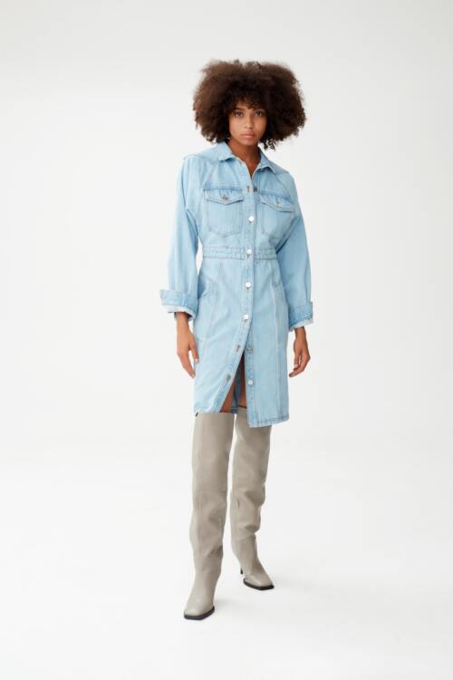 GESTUZ DACY KJOLE 10905143 101091 (Light Blue, 34)