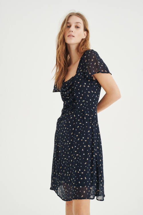 INWEAR HOLLIE KJOLE 30106309 300744 (Navy Blue Space, 36)