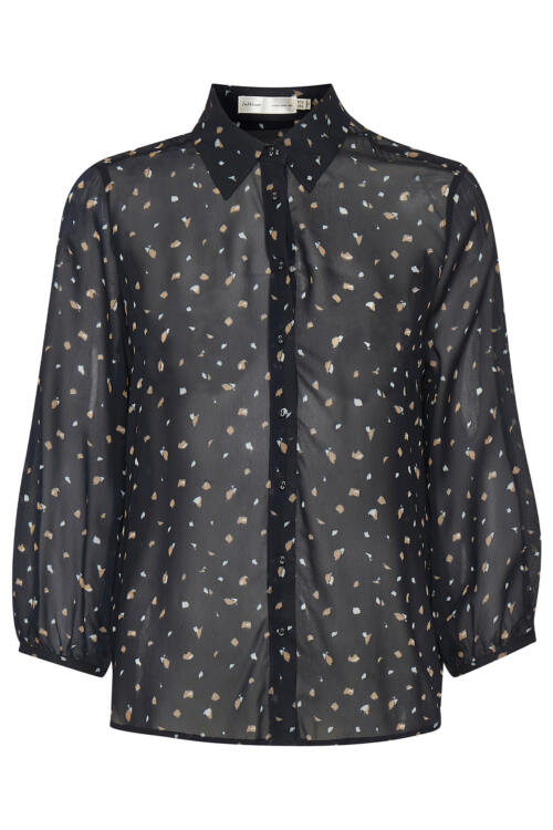 INWEAR HOLLIE SKJORTE 30106301 300744 (Navy Blue Space, 44)