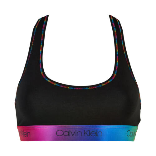 CALVIN KLEIN LINGERI BRALETTE F6538E UB1 (Black Pride, XS)