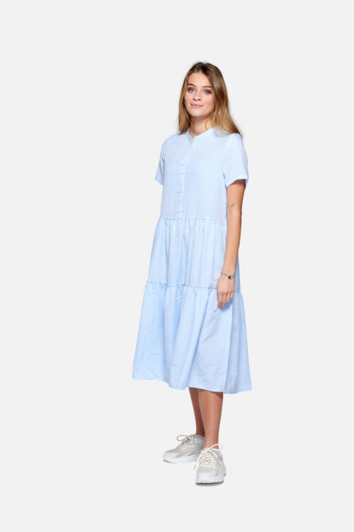 NOELLA LIPE KJOLE 21089 LIGHT BLUE CHECKS (Light Blue Check, XS)