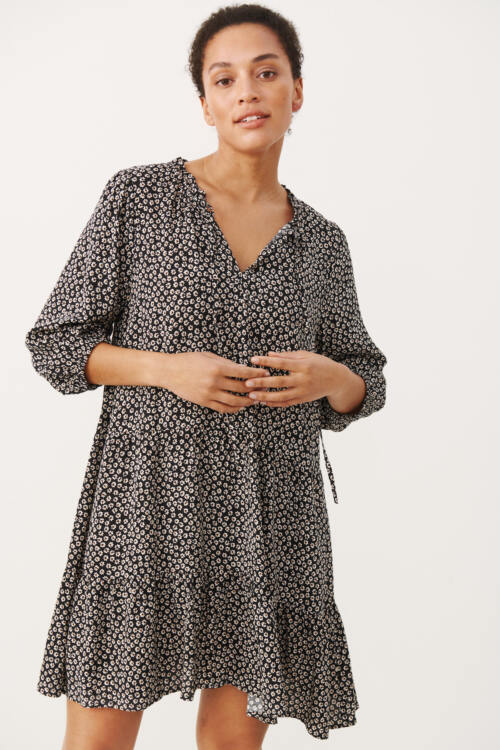 PART TWO JOCELYN KJOLE 30306147 300848 (Black Mini Print, 36)