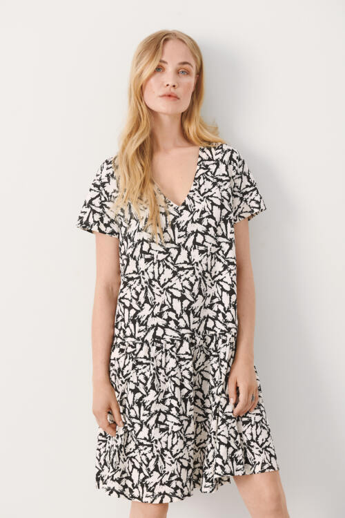 PART TWO JODINA KJOLE 30306172 300875 (Black Scratch Print, M)