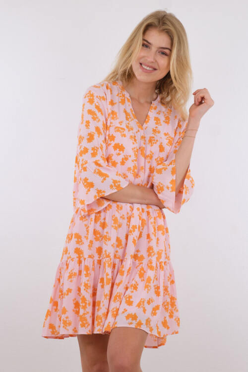 NEO NOIR GUNVOR PRIMEROSE KJOLE 155985 200 (Orange, 36)