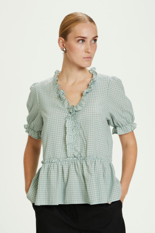 KAREN BY SIMONSEN HAMY BLUSE 10103528 185410 (Silver Pine, 36)