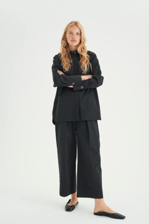 INWEAR OVANAL SKJORTE JAKKE 30106040 194008 (Black, 44)