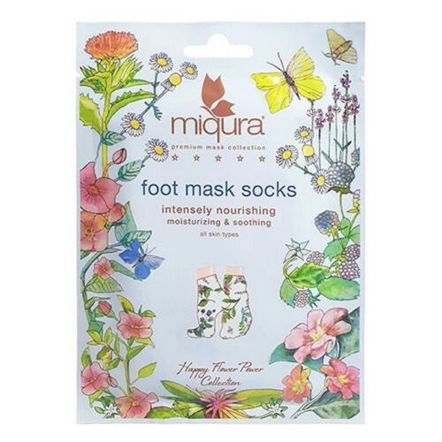 Miqura - Foot Mask Socks Flower