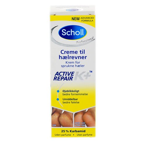 Scholl - Creme til hælrevner K+ - 60 ml