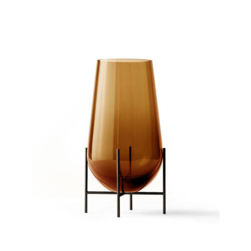 Menu Echasse Vase M Amber / Bronzed Brass