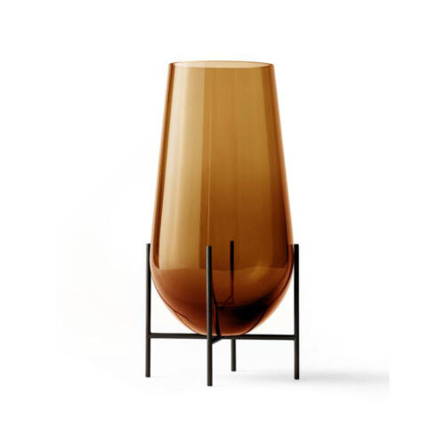 Menu Echasse Gulvvase L Amber / Bronzed Brass