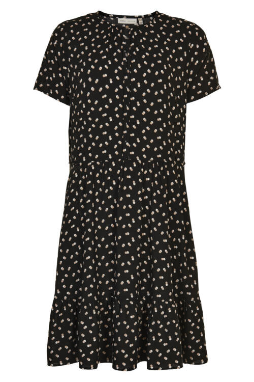 INWEAR VIKSAL KJOLE 30106455 300829 (Black Double Dot, 40)